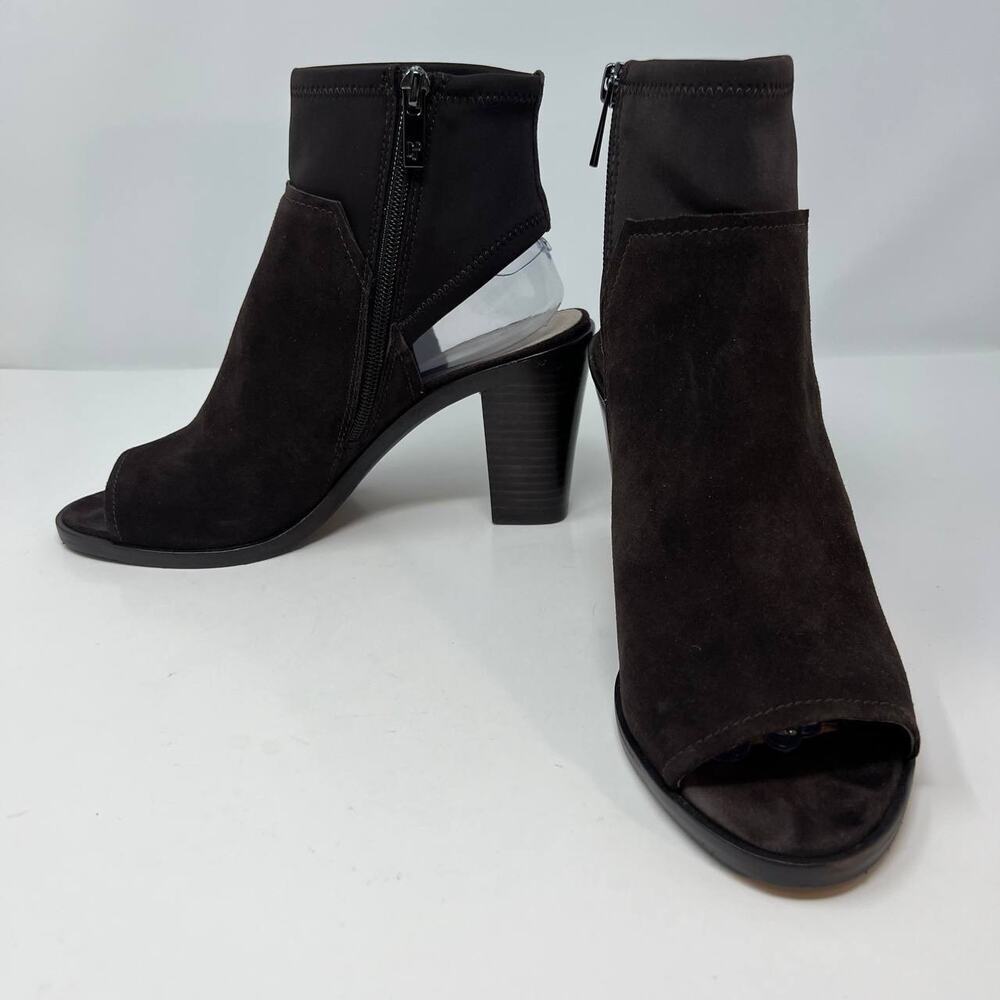 Donald J Pliner Women's Kleo Open Toe Ankle Bootie Size 9M Brown - Picture 2 of 13